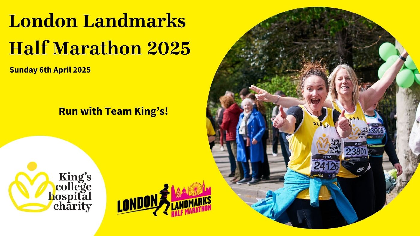 London Landmarks Half Marathon 2025 King's College Hospital Charity