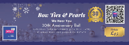 We Hear You 30th Anniversary Ball - Bow Ties and Pearls - 'Bow Ties and Pearls' - We Hear You 30th Anniversary Ball - 1 X Individual Entry Ticket