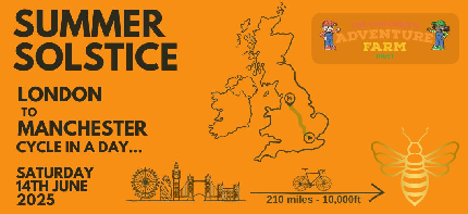 Summer Solstice London to Manchester Cycle - Summer Solstice London to Manchester Cycle - Mcr2Ldn