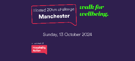 Walk for Wellbeing - Manchester - Walk for Wellbeing - Manchester - Registration