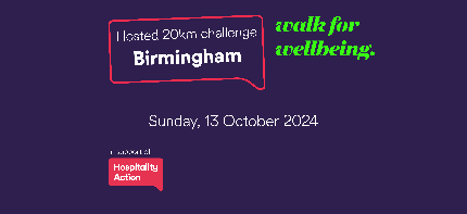 Walk for Wellbeing - Birmingham - Walk for Wellbeing - Birmingham - Registration
