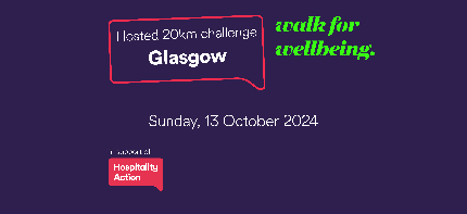 Walk for Wellbeing - Glasgow - Walk for Wellbeing - Glasgow - Registration