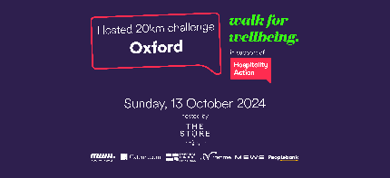 Walk for Wellbeing - Oxford - Walk for Wellbeing - Oxford - Registration