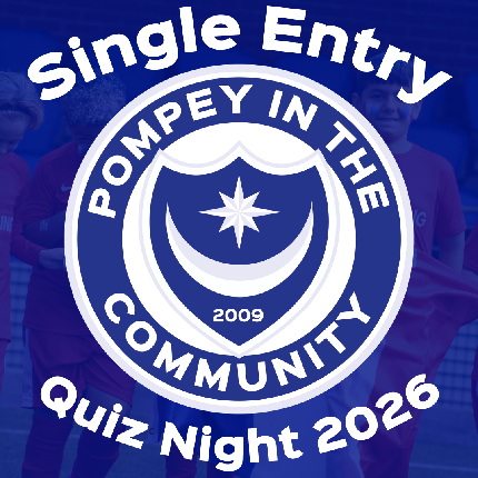 October Quiz Night - Pompey in the Community - Quiz Night - Pompey in the Community - Single Entry